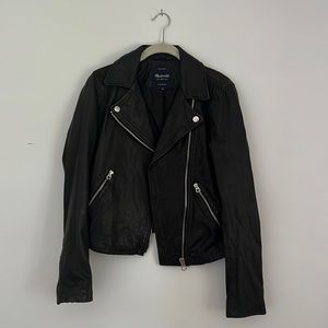 Madewell leather biker jacket